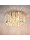 Gallery Home silver kimbie flush ceiling light, UK version