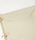 Blush and Gold safari-themed baby photo album 30x28x6cm - British product