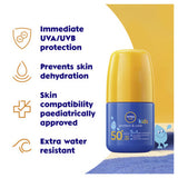 Nivea Sun Kids Protect & Care Roll-on 50ml sunscreen, UK version