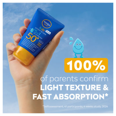 Nivea sun cream Kids Protect & Care To Go SPF50+ 50ml, UK version