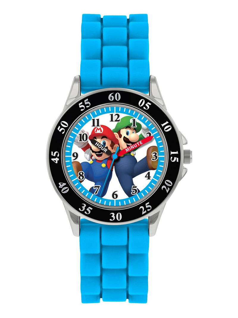 Peers Hardy blue Nintendo Mario time teacher watch (British brand)