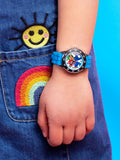Peers Hardy blue Nintendo Mario time teacher watch (British brand)