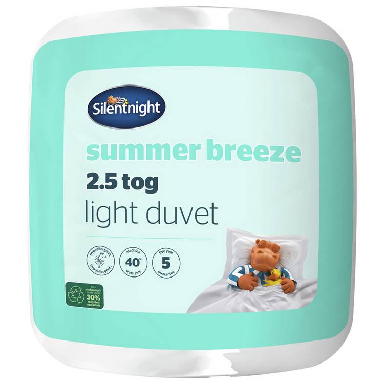 Silentnight duvet Summer Breeze 2.5 tog Single - British product