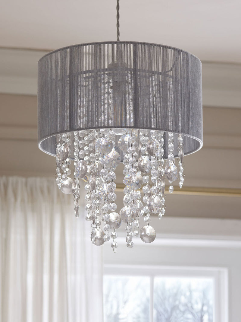 Palazzo Grey Easy Fit Pendant Lamp Shade (British brand)