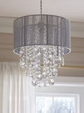 Palazzo Grey Easy Fit Pendant Lamp Shade (British brand)