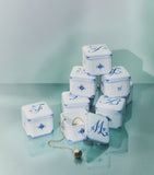 Royal Copenhagen porcelain alphabet bonbonniere, UK version