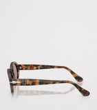 Persol Loris Oval acetate tortoiseshell sunglasses, UK version