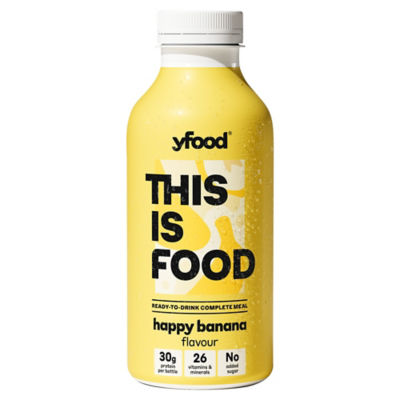 yfood complete meal drink Happy Banana 500ml (British brand)