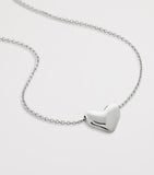 Monica Vinader sterling silver heart necklace, UK version
