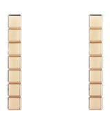 Harrods Chopard Ice Cube Rose Gold Earrings- Buy online at McGrocer