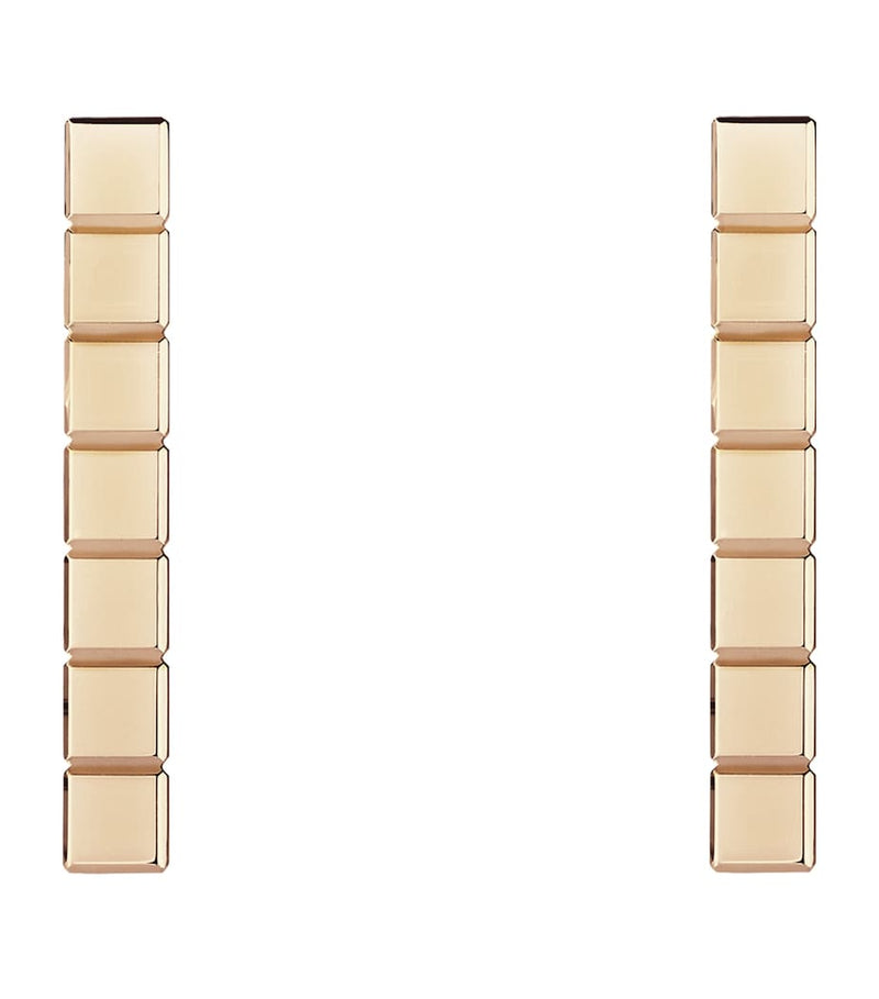 Chopard Ice Cube rose gold earrings 18kt (British brand)