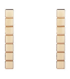 Chopard Ice Cube rose gold earrings 18kt (British brand)