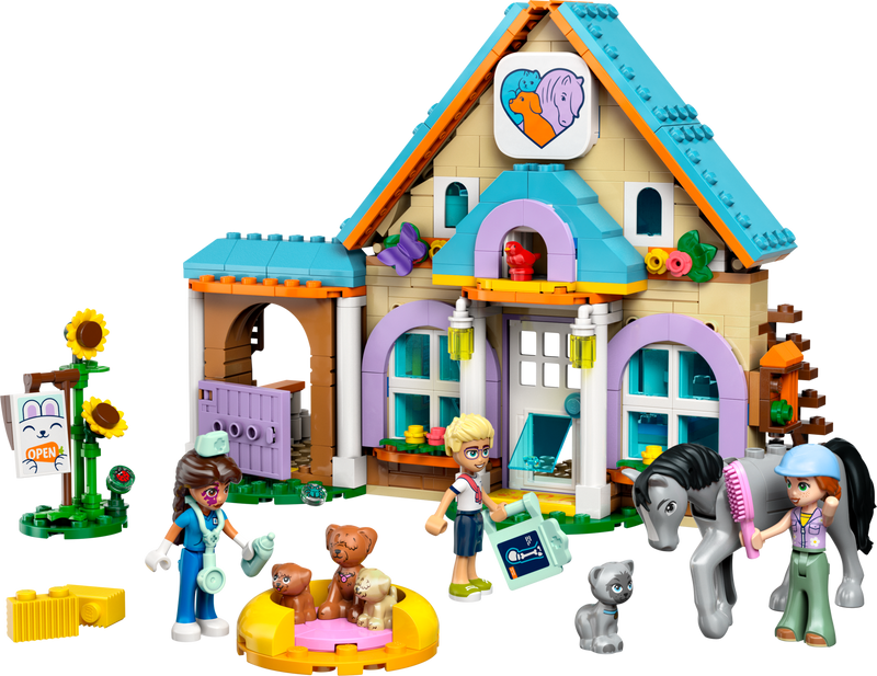 Lego Friends Horse and Pet Vet Clinic Building Set 428 pieces, UK version