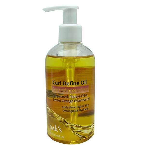 Paks Curl Define Hair Oil, imported from the UK