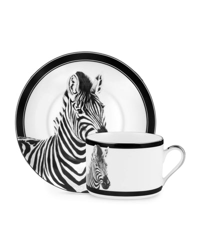 Harrods Dolce&Gabbana Casa Zebra Teacup and Saucer Set- Buy online at McGrocer