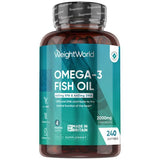 Superdrug WeightWorld Omega 3 Fish Oil 2000mg - 240 Softgels, 4 Months Supply- Buy online at McGrocer