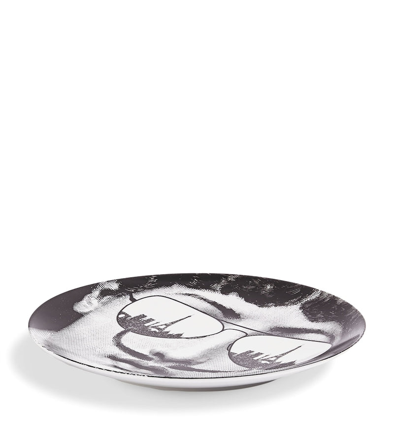 Fornasetti Tema e Variazioni wall plate No. 373 26cm ceramic, UK version