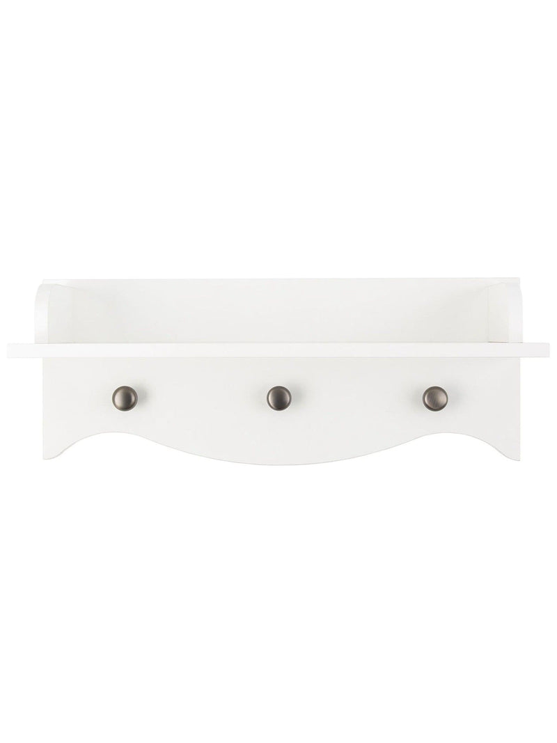 Cuddleco White Clara nursery shelf, imported from the UK