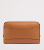 Aviteur leather trolley-sleeve laptop case - British product