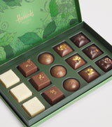 Harrods Assorted Milk, Dark, and White Chocolate Collection with Fillings, 15-Piece, 125g- Buy online at McGrocer