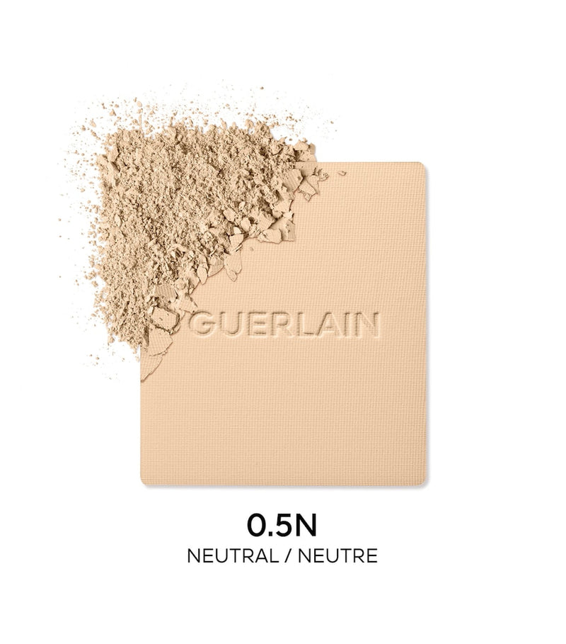 Guerlain matte compact foundation with 24-karat gold for skin control, imported from the UK