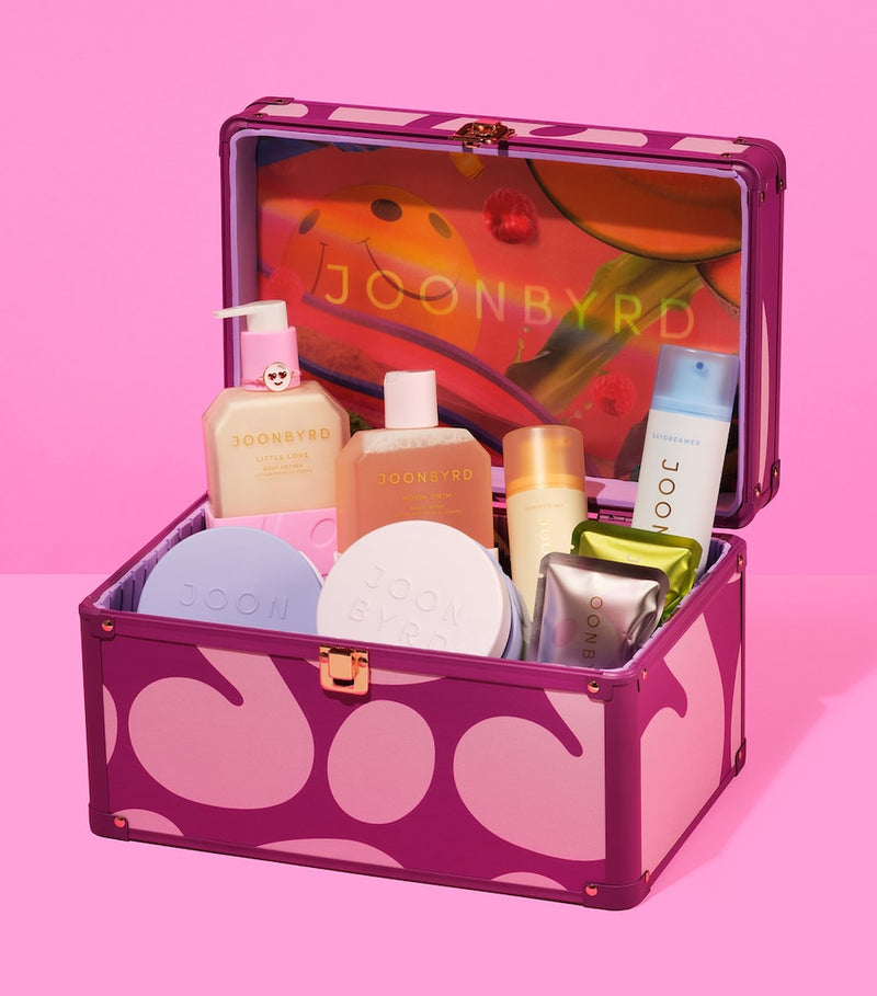 Joonbyrd Guilty Treasures Ultimate Body Set with full-sized products, UK version