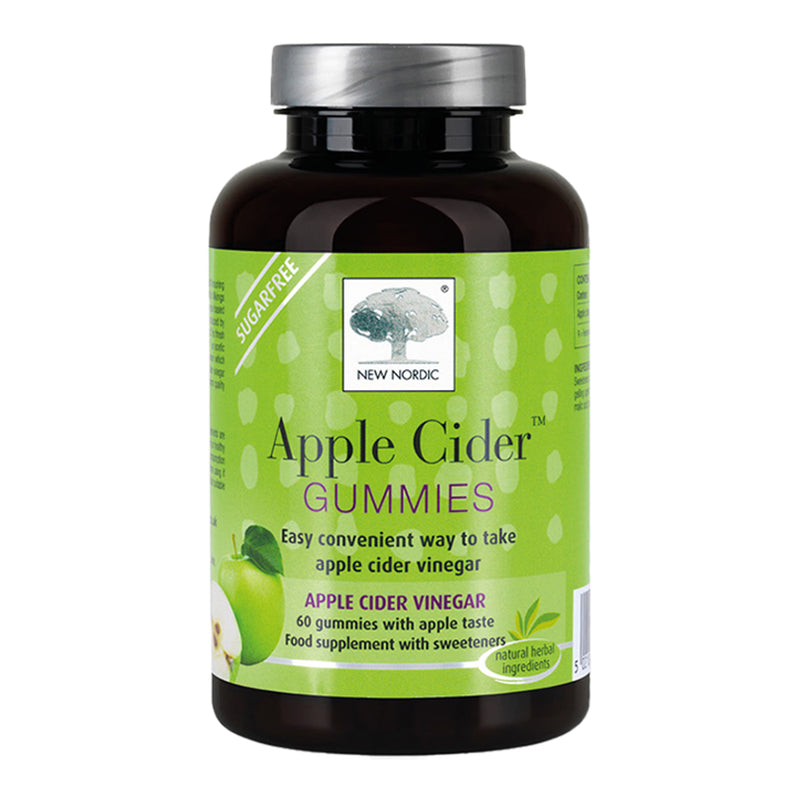 New Nordic Apple Cider Vinegar Gummies 60 Gummies, imported from the UK