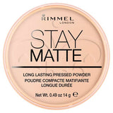 Superdrug Rimmel Stay Matte Pressed Powder Peach Glow 3 Makeup- Buy online at McGrocer