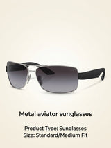 John Lewis Prada Linea Rossa PS 50ZS Men's Rectangular Sunglasses- Buy online at McGrocer