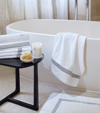 Pratesi Tre Righe bath mat 50cm x 90cm, imported from the UK