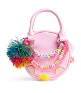 Harrods Billieblush Children's Faux Leather Pom-Pom Cross-Body Bag- Buy online at McGrocer