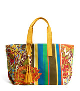 Harrods ALEMAIS Cotton Printed Charlie Tote Bag- Buy online at McGrocer