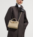 Bottega Veneta mini leather Andiamo top-handle bag - British product