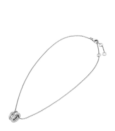 Harrods Bvlgari B.zero1 White Gold and Diamond Pendant Necklace- Buy online at McGrocer