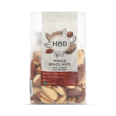 Holland & Barrett Holland Barrett Whole Brazil Nuts 200g- Buy online at McGrocer