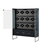 WOLF Axis 12-Piece watch winder cabinet, UK version