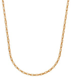 Suzanne Kalan 18kt yellow gold block chain necklace, UK version