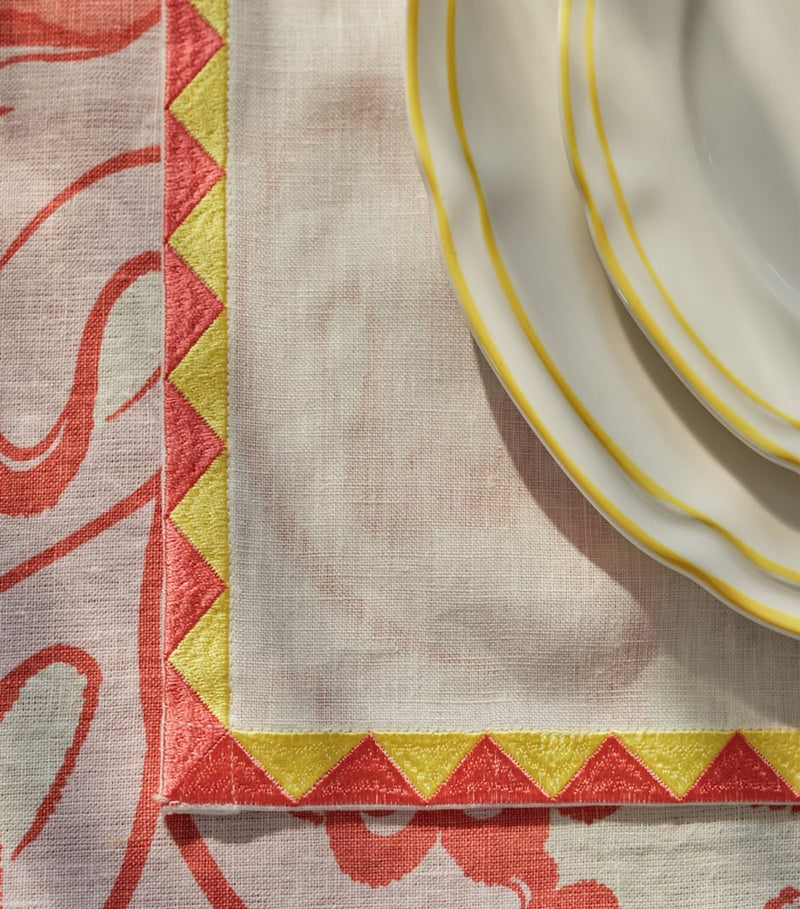 Maison Margaux Christopher Farr Linen Island Hue placemats set of 4, 45x36cm, imported from the UK