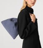 Bottega Veneta Dustbag shoulder bag in velvet lambskin, imported from the UK