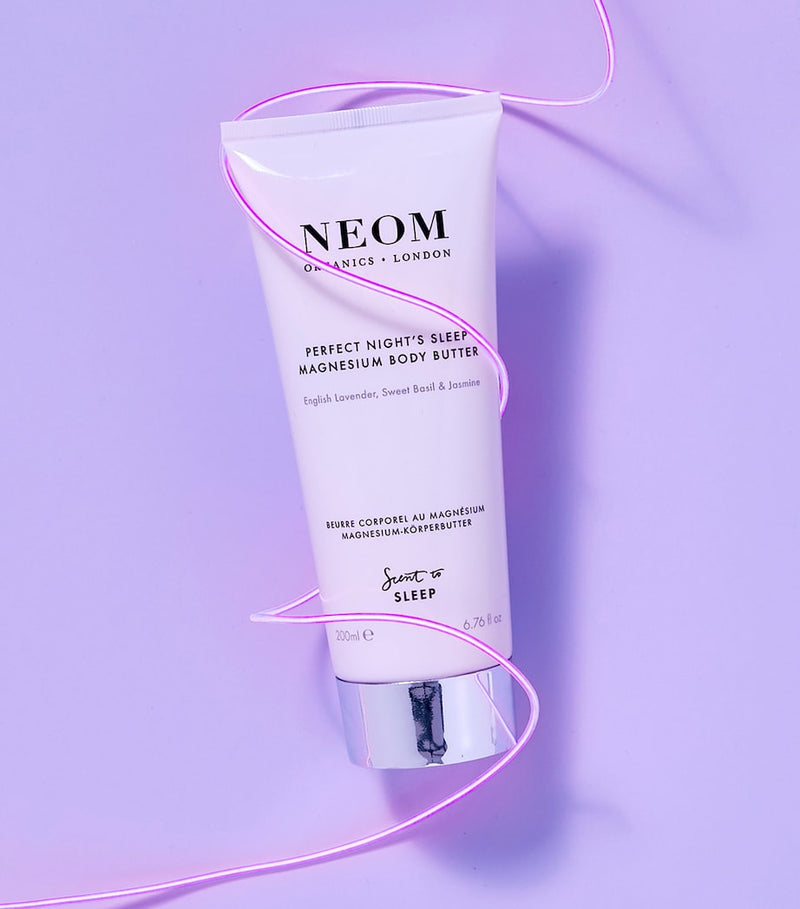 NEOM Perfect Night's Sleep Magnesium Body Butter 200ml, imported from the UK
