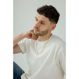 SVNX gold rope chain necklace for men (British brand)
