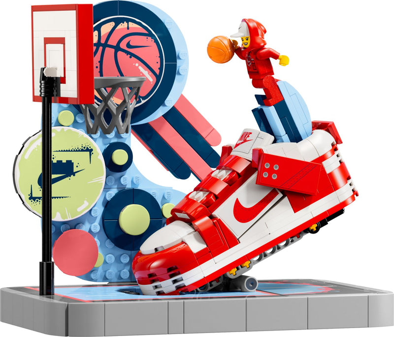 LEGO Nike Dunk Trickshot 454 Pieces model, imported from the UK