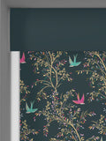 Sara Miller Green Swallows Forest roller blind (British brand)