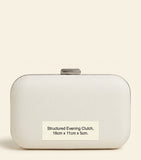 McQueen long crystal-embellished knuckle clutch bag - British product