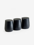 Moderna black storage tins set of 3 (British brand)