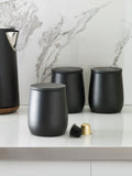 Moderna black storage tins set of 3 (British brand)
