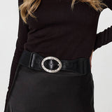 Izabel London diamante embellished buckle belt (British brand)