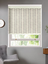 Next Orla Kiely Grey Scribble Stem Made to Measure Roller Blind- Buy online at McGrocer