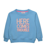 Trotters Cotton Here Comes Trouble Sweatshirt (2-5 Years)