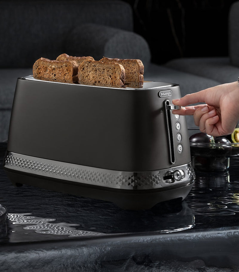 De'Longhi Stainless Steel Diadema Toaster - British product